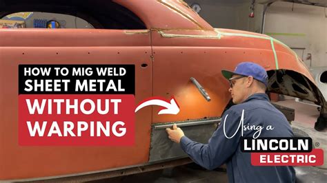 welding 20 ga sheet metal without warping|how to weld sheet metal.